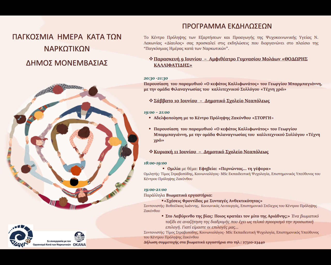 Παγκόσμια Ημέρα κατά των Ναρκωτικών 2023