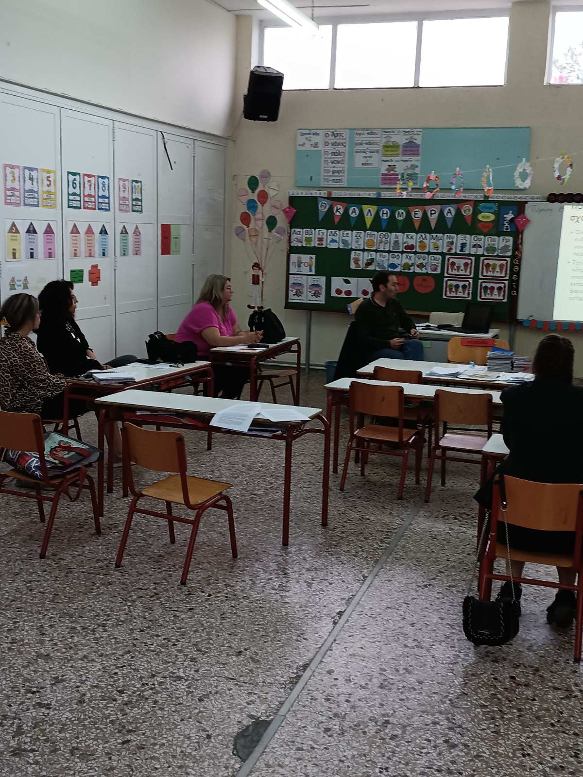 Παρέμβαση σε εκπαιδευτικούς και γονείς του 1ου Δημοτικού σχολείου Σκάλας