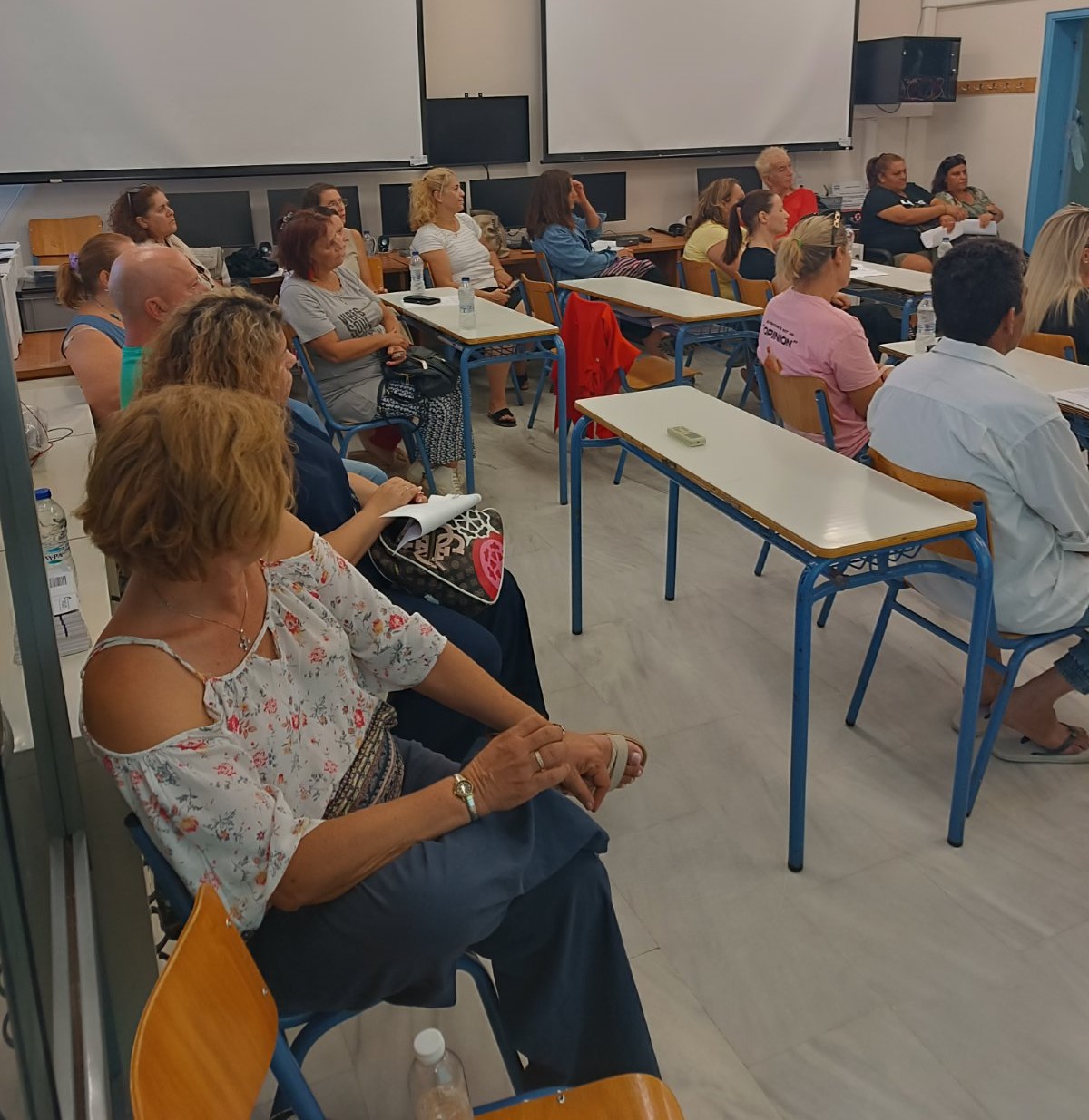 Εκπαίδευση των γονέων μαθητών του ΕΠΑΛ Βοιών με θέμα τις νόμιμες εξαρτησιογόνες ουσίες.